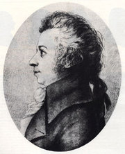 Wolfgang Amadé Mozart 1789, Silberstiftzeichnung von Doris Stock